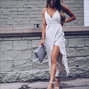 Natural Balance Cotton Wrap Dress - Medium